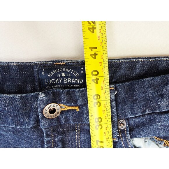 Lucky Brand 29X33 Size 8 Regular Women Sweet Jean Boot Blue Denim Logo Tag Jeans - Picture 10 of 14